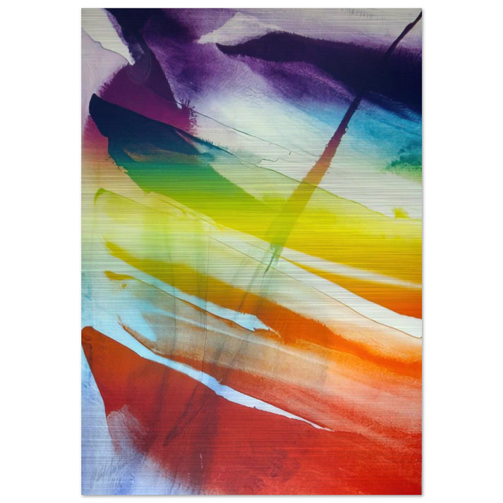 Phenomena Franklin s Kite - Paul Jenkins Brushed Aluminum Print - 70x100 cm / 28x40 inches | Paul Jenkins Aluminum Print | Paul Jenkins Prints