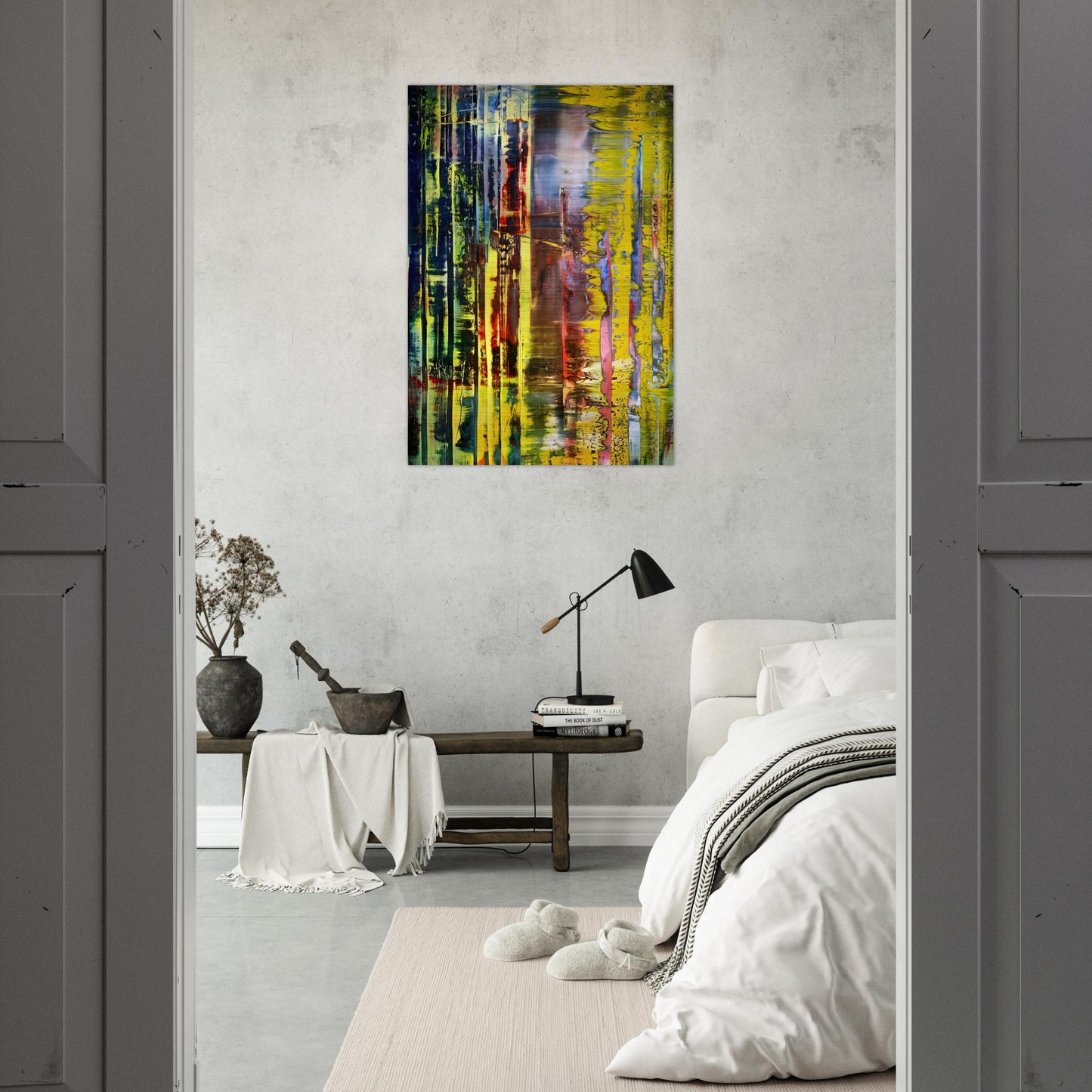 ABSTRACT PAINTING 780 1 - Gerhard Richter Brushed Aluminum Print - 70x100 cm / 28x40 inches | Gerhard Richter Aluminum Print | Gerhard Richter Prints