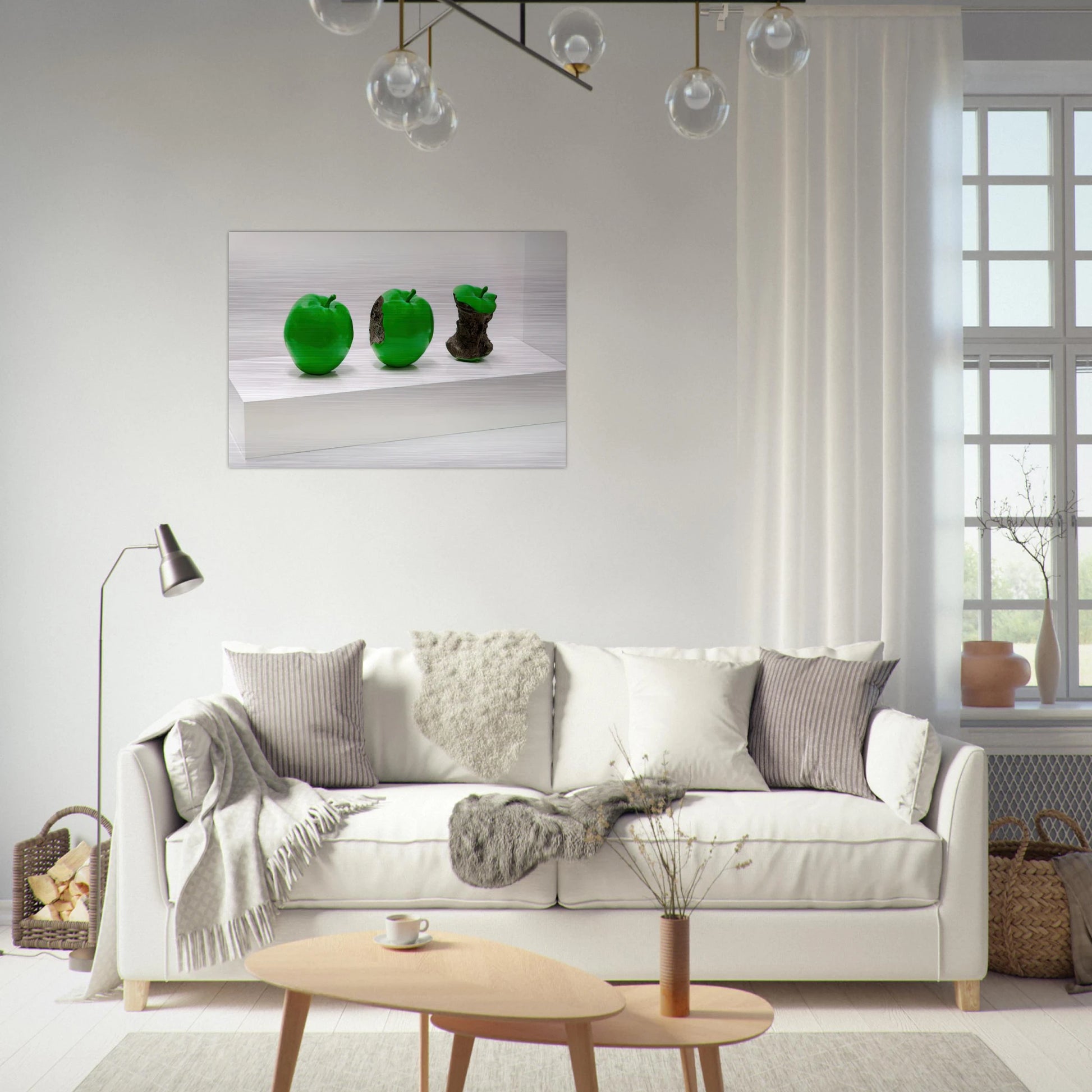 2 Minutes, 33 Seconds - 1990 - Billy Apple Brushed Aluminum Print - 70x100 cm / 28x40 inches | Billy Apple Aluminum Print | Billy Apple Prints