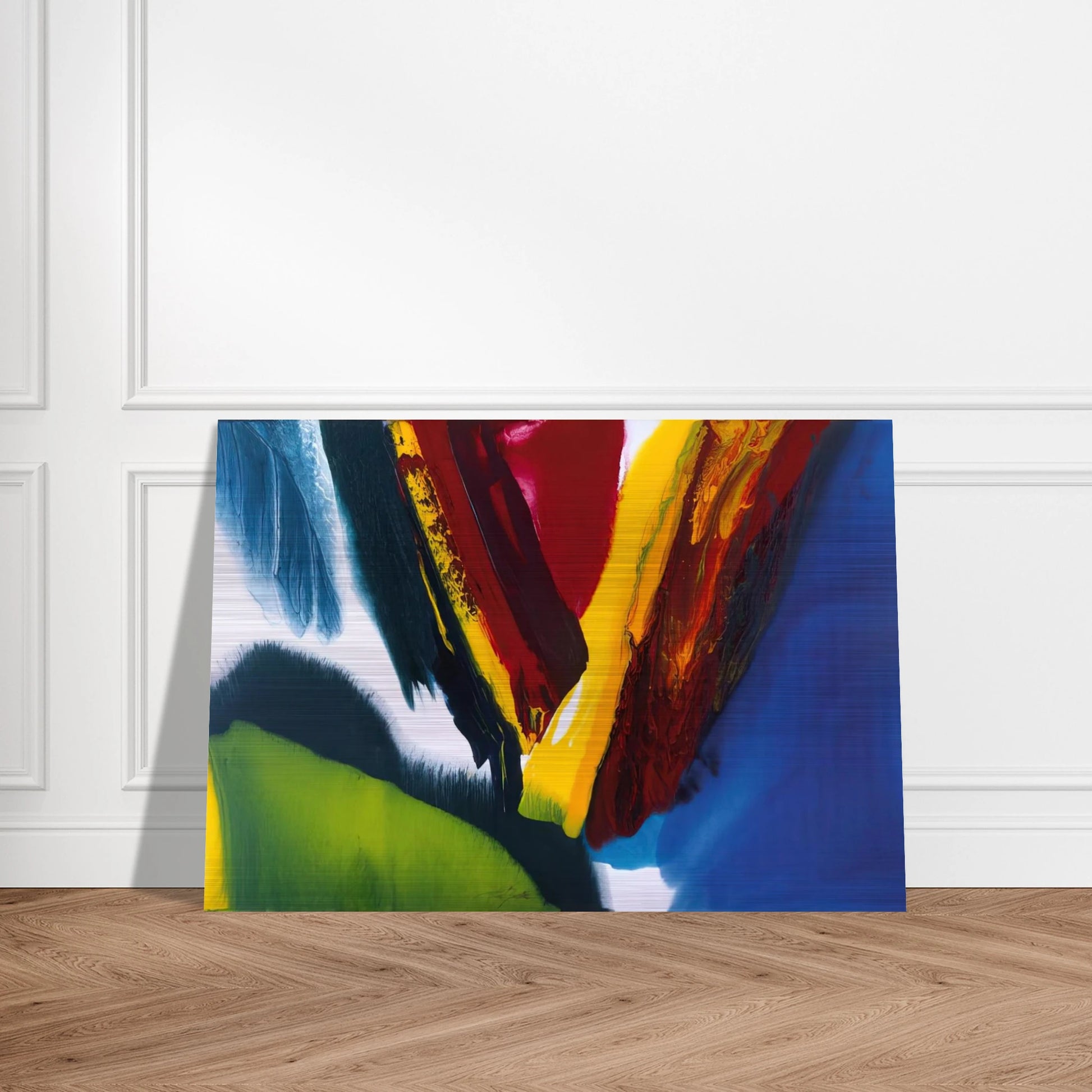 Phenomena Intervening Mantle - 2006 - Paul Jenkins Brushed Aluminum Print - 70x100 cm / 28x40 inches | Paul Jenkins Aluminum Print | Paul Jenkins Prints