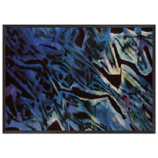Fishes Sanctuary - 1969 - Alfred Manessier 70x100 cm / 28x40 inches Framed Art Print – Black Wooden Frame