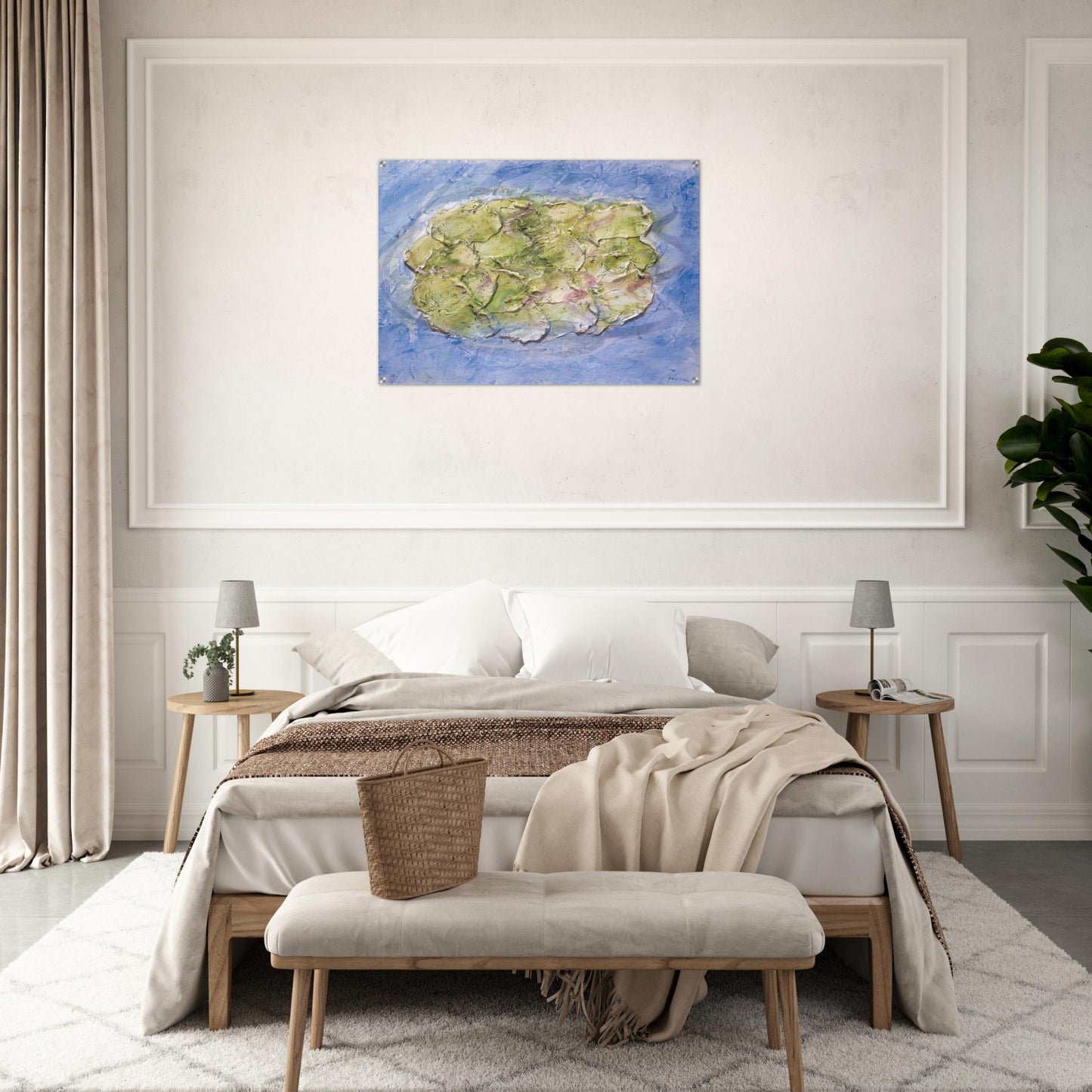 Frog Pond - 1957 - Piero Manzoni Acrylic Print - 70x100 cm / 28x40″ inches