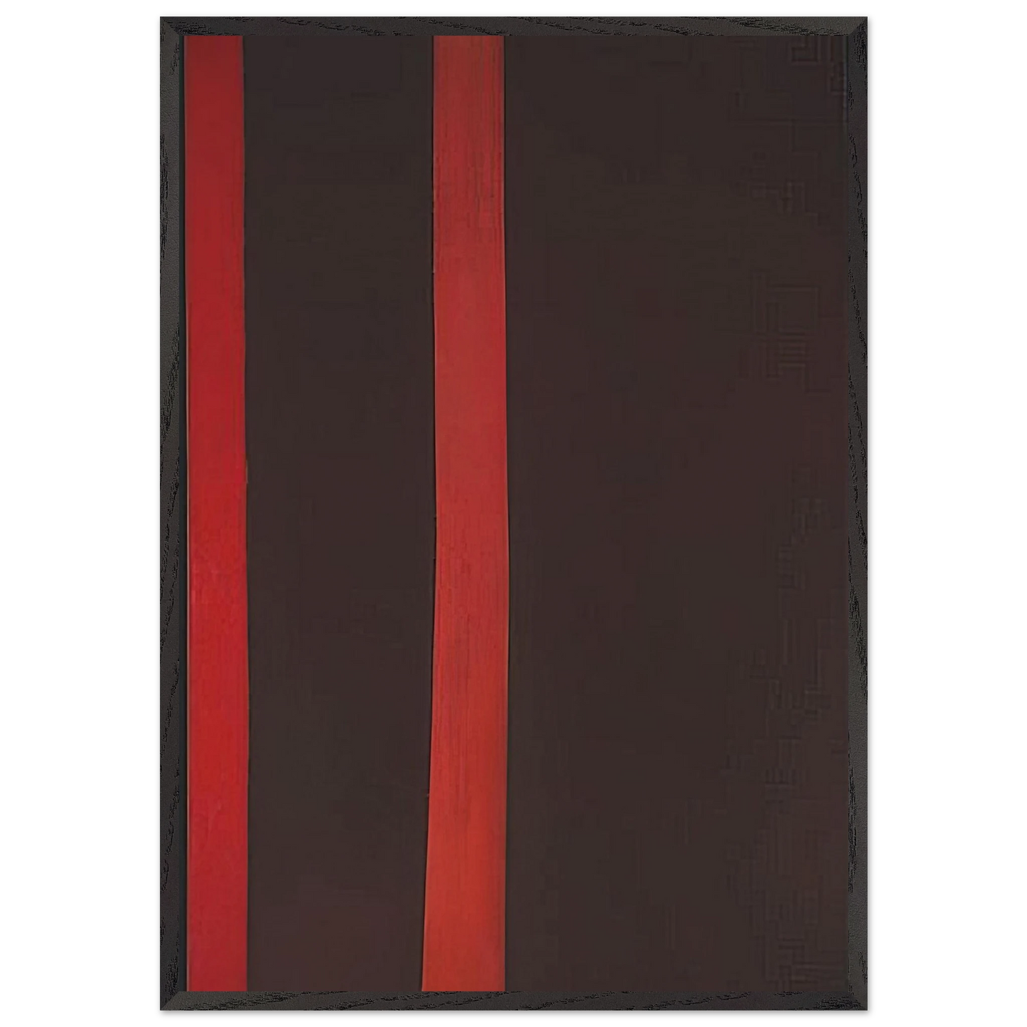 Adam - Barnett Newman 70x100 cm / 28x40 inches Framed Art Print – Black Wooden Frame