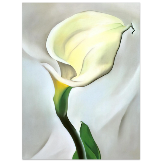 Georgia O'Keeffe - Calla Lily Turned Away Fine Art Poster