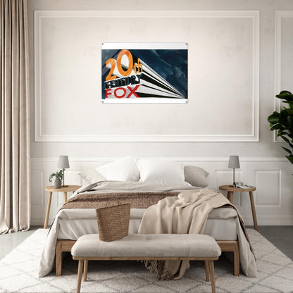 20TH CENTURY FOX 1962 - Edward Ruscha Acrylic Print - 70x100 cm / 28x40″ inches | Edward Ruscha Wall Art | Edward Ruscha Prints