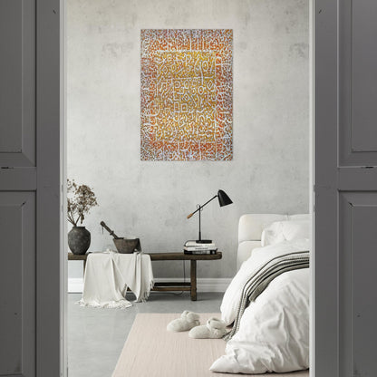 Golden Door - Richard Pousette-Dart Brushed Aluminum Print - 70x100 cm / 28x40 inches | Richard Pousette-Dart Aluminum Print | Richard Pousette-Dart Prints
