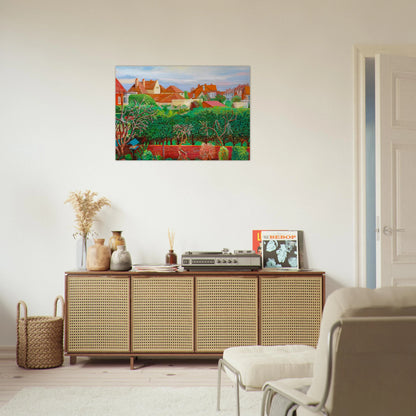 David Hockney - David Hockney Brushed Aluminum Print - 70x100 cm / 28x40 inches | David Hockney Aluminum Print | David Hockney Prints | David Hockney Art | Artwork by David Hockney