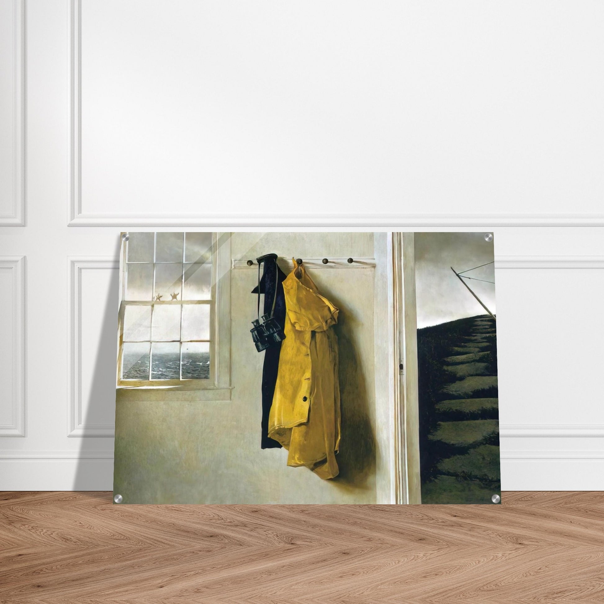 SQUALL - Andrew Wyeth Acrylic Print - 70x100 cm / 28x40″ inches | Andrew Wyeth Wall Art | Andrew Wyeth Prints
