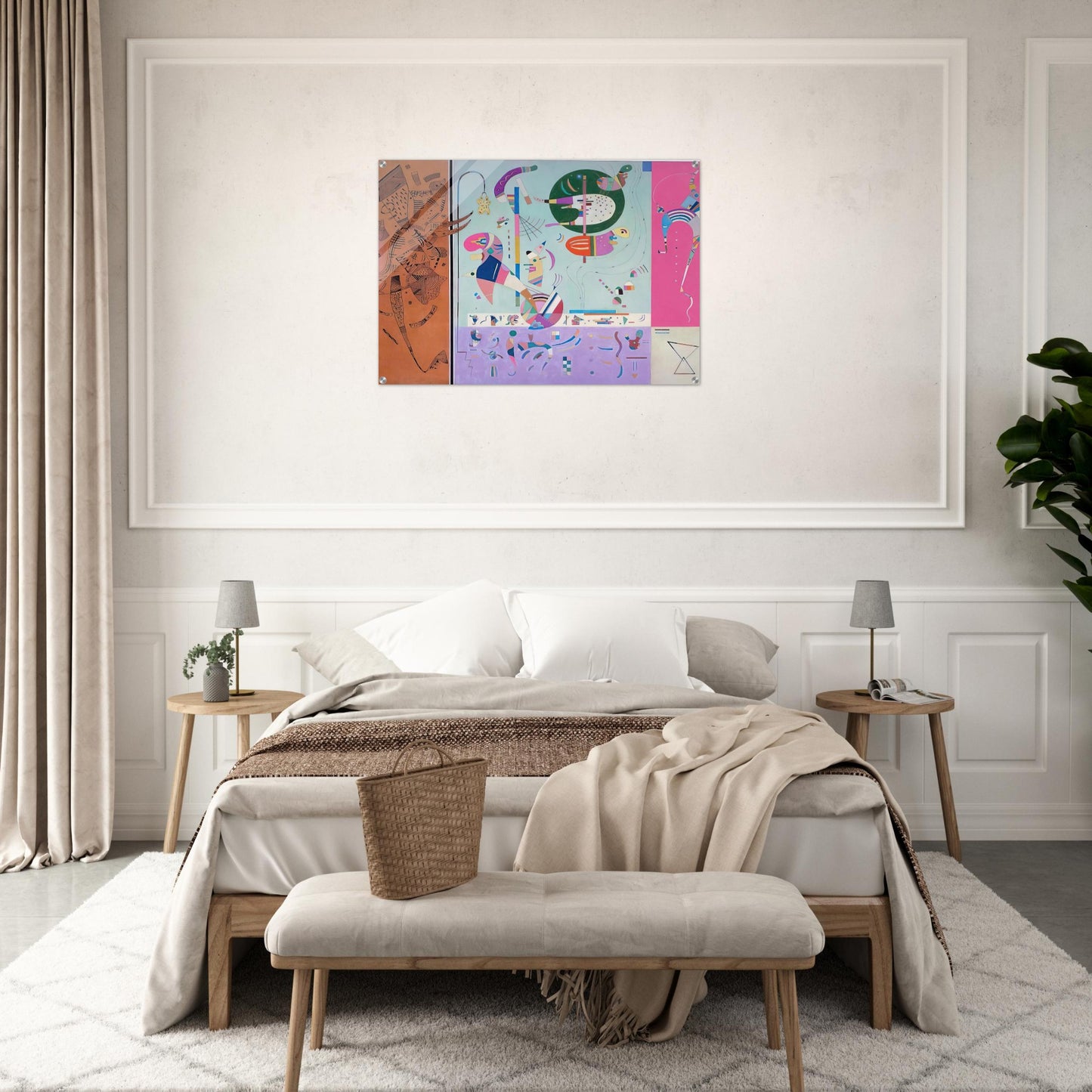 VARIOUS PARTS 1940 - Wassily Kandinsky Acrylic Print - 70x100 cm / 28x40″ inches