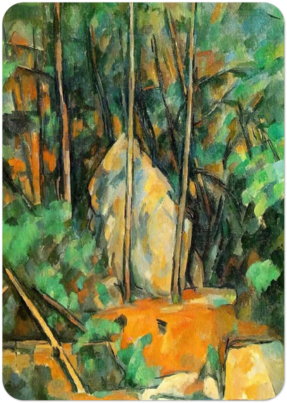 In the Park of Chateau Noir By Paul Cézanne Pack of 10 Post Cards | Paul Cézanne Post Cards | A6 (10.5 x 14.8 cm) - 4.1 x 5.8 inches