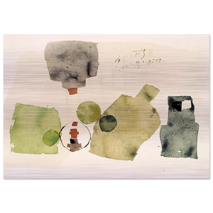 12.XI.59 - 1959 - Julius Bissier Brushed Aluminum Print - 70x100 cm / 28x40 inches | Julius Bissier Aluminum Print | Julius Bissier Prints