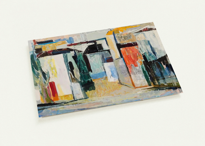 Houses - 1962 By Tove Jansson Pack of 10 Post Cards | Tove Jansson Post Cards | A6 (10.5 x 14.8 cm) - 4.1 x 5.8 inches