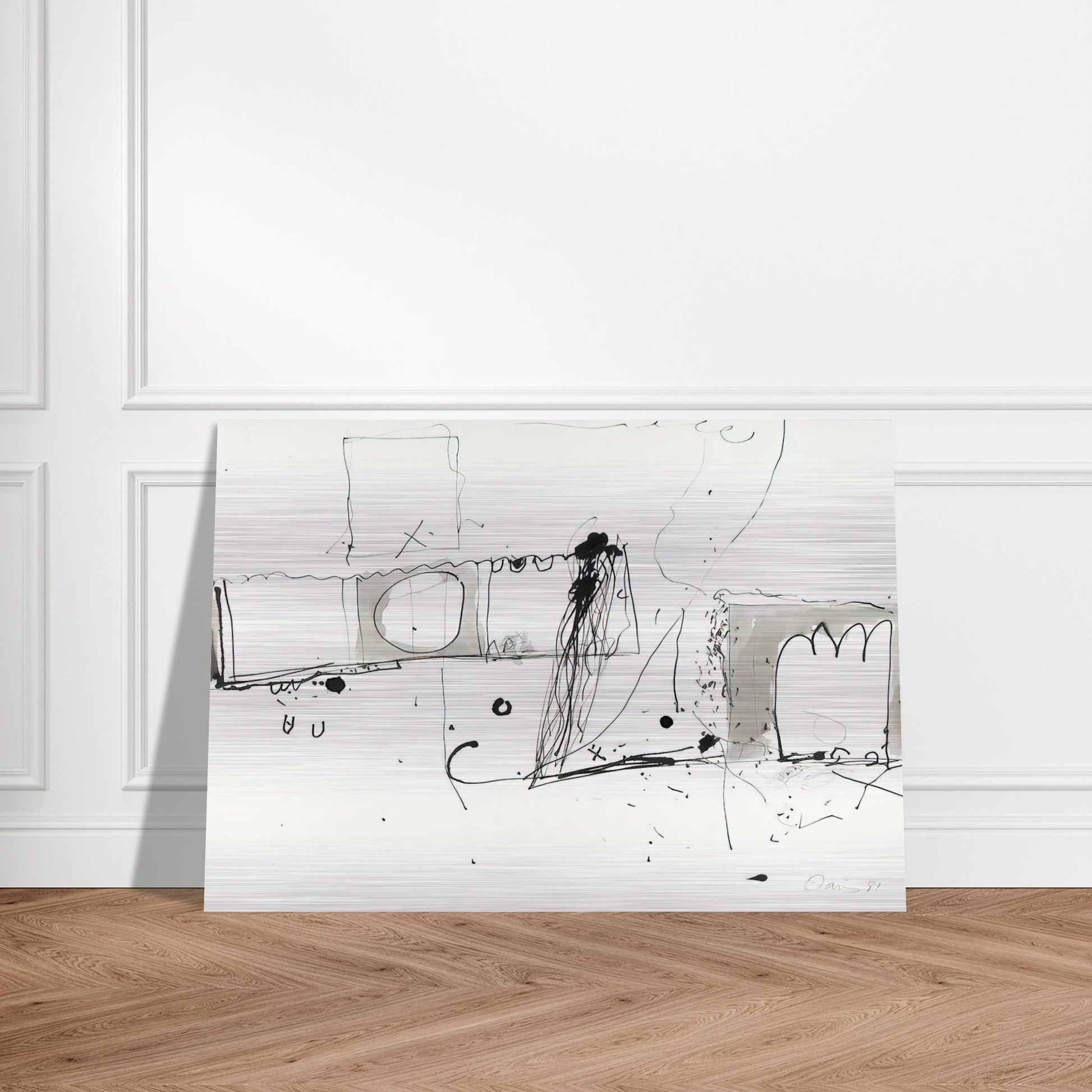 Cross Fire - 1981 - Gene Davis Brushed Aluminum Print - 70x100 cm / 28x40 inches | Gene Davis Aluminum Print | Gene Davis Prints