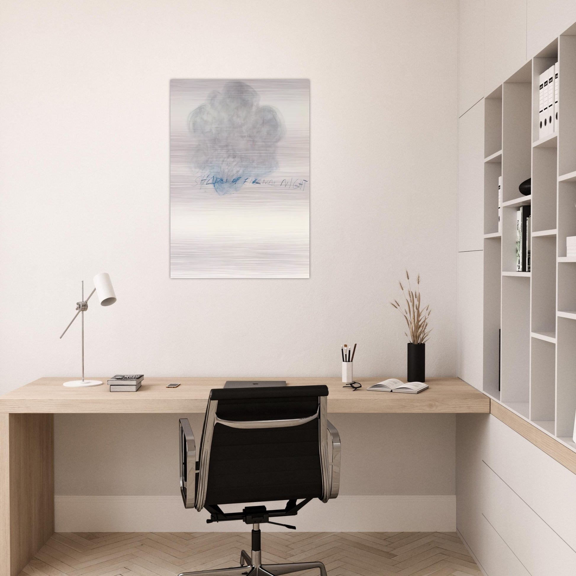 Fifty Days at Iliam. Shades of Eternal Night - Cy Twombly Brushed Aluminum Print - 70x100 cm / 28x40 inches | Cy Twombly Aluminum Print | Cy Twombly Prints