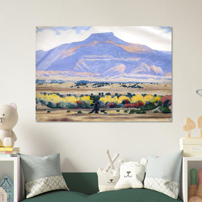 Pedernal - Georgia O'Keeffe Acrylic Print - 70x100 cm / 28x40″ inches