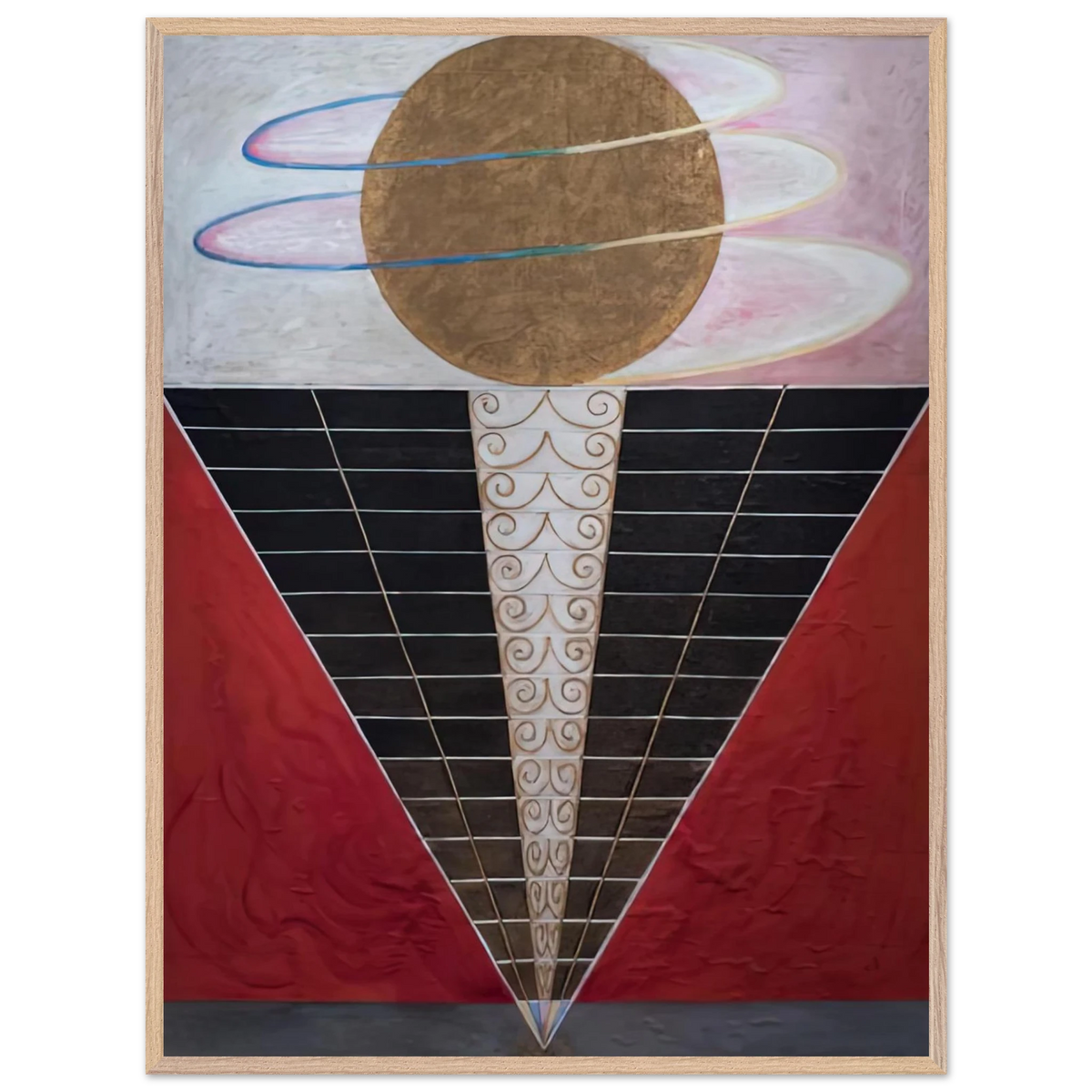 Hilma af Klint - ALTARPIECE NO 2 1915 Wall art - A1 (59.4 x 84.1  cm) - Fine Art Poster-canvas - -