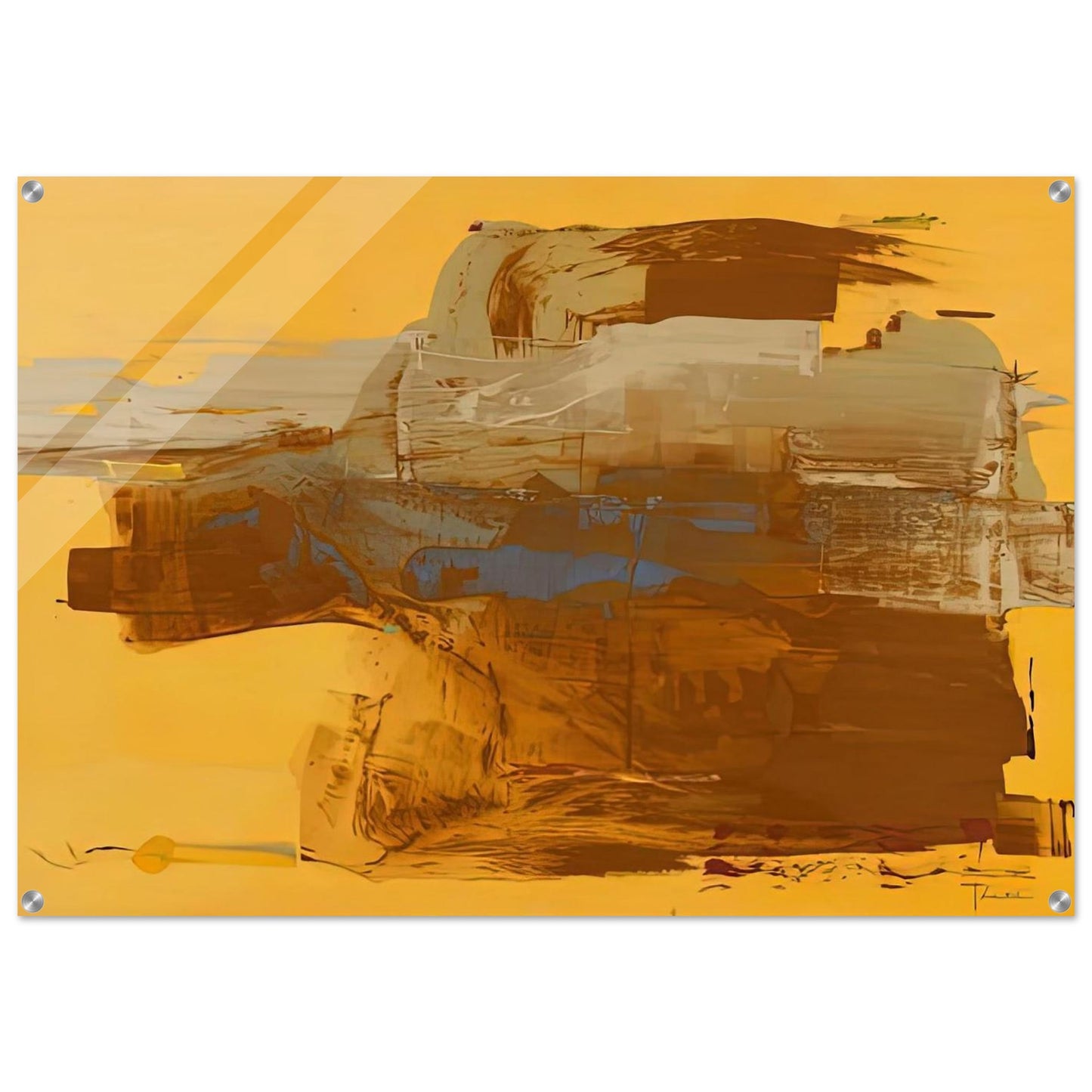 Mineral Kingdom, 1976- - Helen Frankenthaler Acrylic Print - 70x100 cm / 28x40″ inches