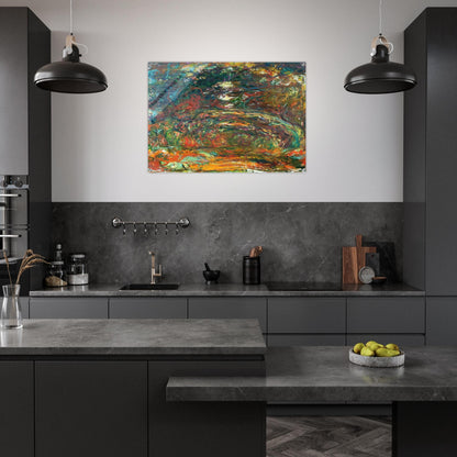 Path under the Rose Arches, Giverny - claude monet Acrylic Print - 70x100 cm / 28x40″ inches | claude monet Wall Art | claude monet Prints