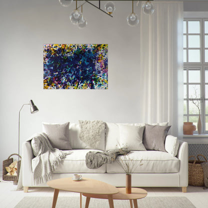 Coral Marine - Sam Francis Brushed Aluminum Print - 70x100 cm / 28x40 inches | Sam Francis Aluminum Print | Sam Francis Prints