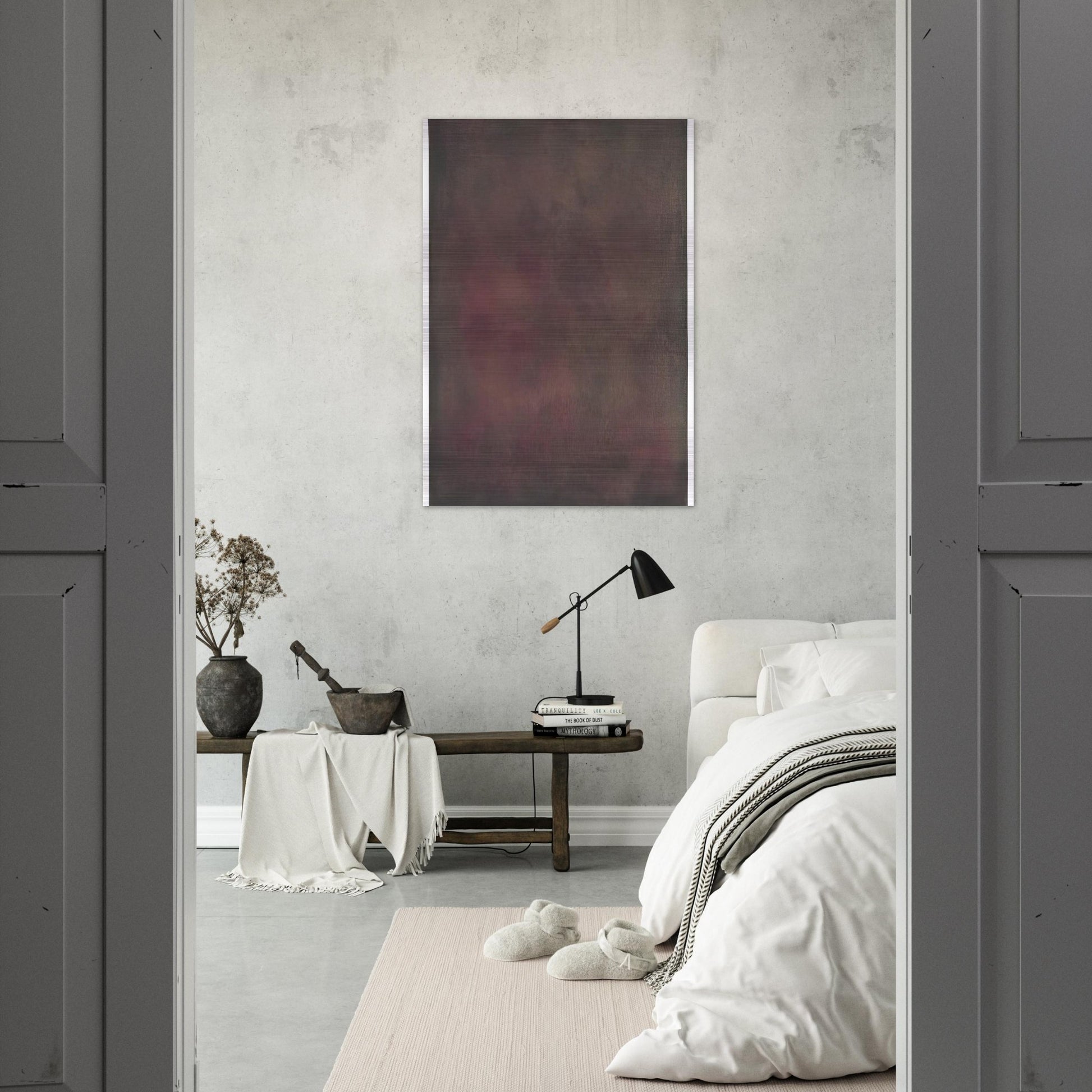 UNTITLED FARBRAUMK RPER 1978 - Gotthard Graubner Brushed Aluminum Print - 70x100 cm / 28x40 inches | Gotthard Graubner Aluminum Print | Gotthard Graubner Prints