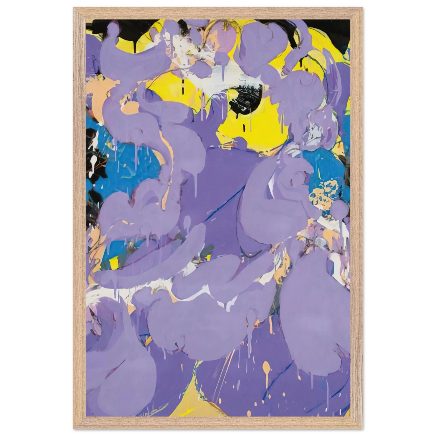 Helen Frankenthaler - Untitled - 1978 Wall art - 50x70 cm / 20x28 inches - Fine Art Poster-canvas - -