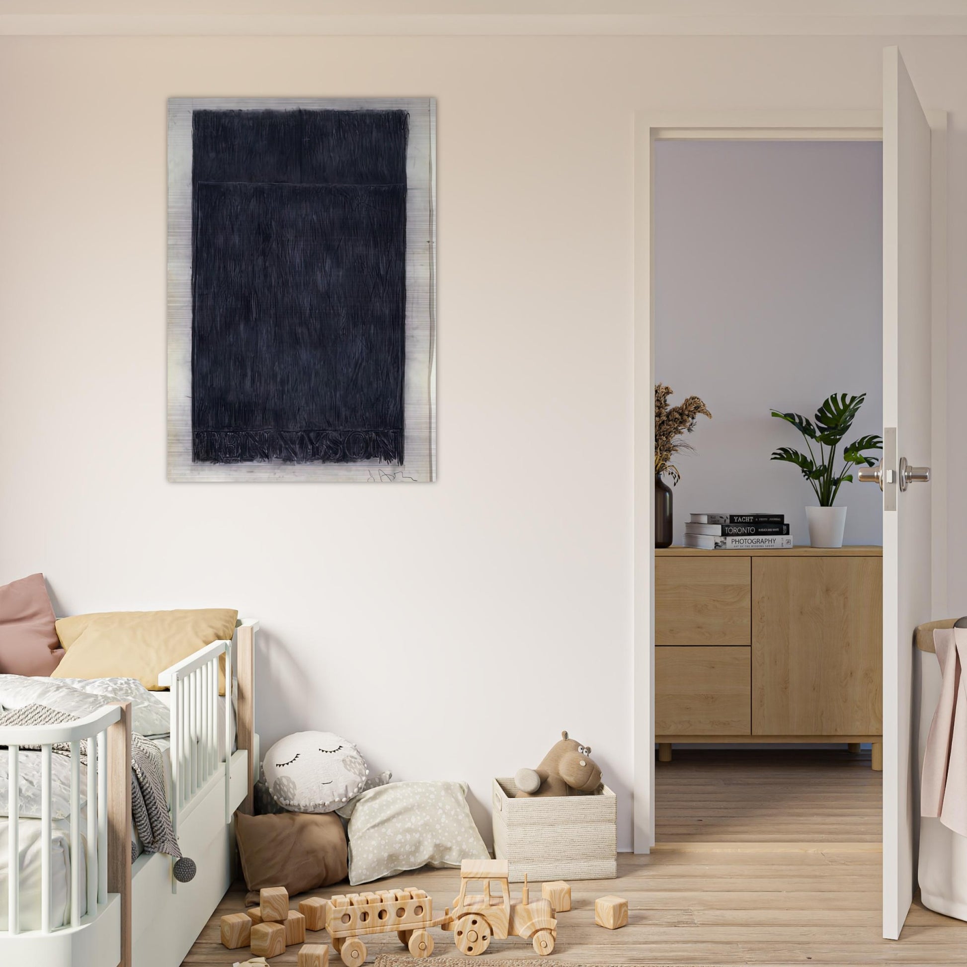 TENNYSON 1959 - Jasper Johns Brushed Aluminum Print - 70x100 cm / 28x40 inches | Jasper Johns Aluminum Print | Jasper Johns Prints