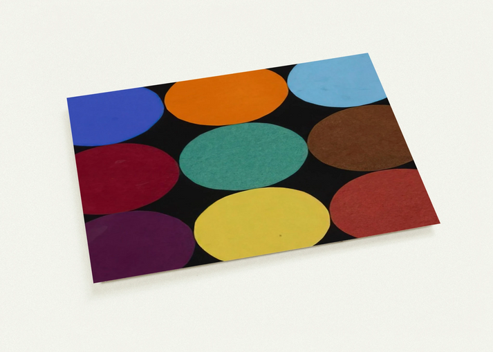 Nine Colors By Ellsworth Kelly Pack of 10 Post Cards | Ellsworth Kelly Post Cards | A6 (10.5 x 14.8 cm) - 4.1 x 5.8 inches