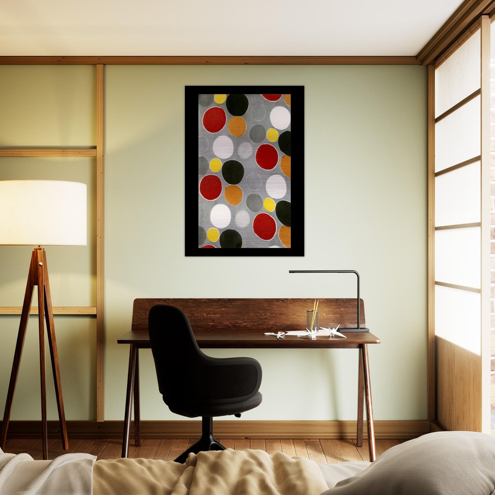 FABRIC PATTERN - Sonia Delaunay Brushed Aluminum Print - 70x100 cm / 28x40 inches | Sonia Delaunay Aluminum Print | Sonia Delaunay Prints