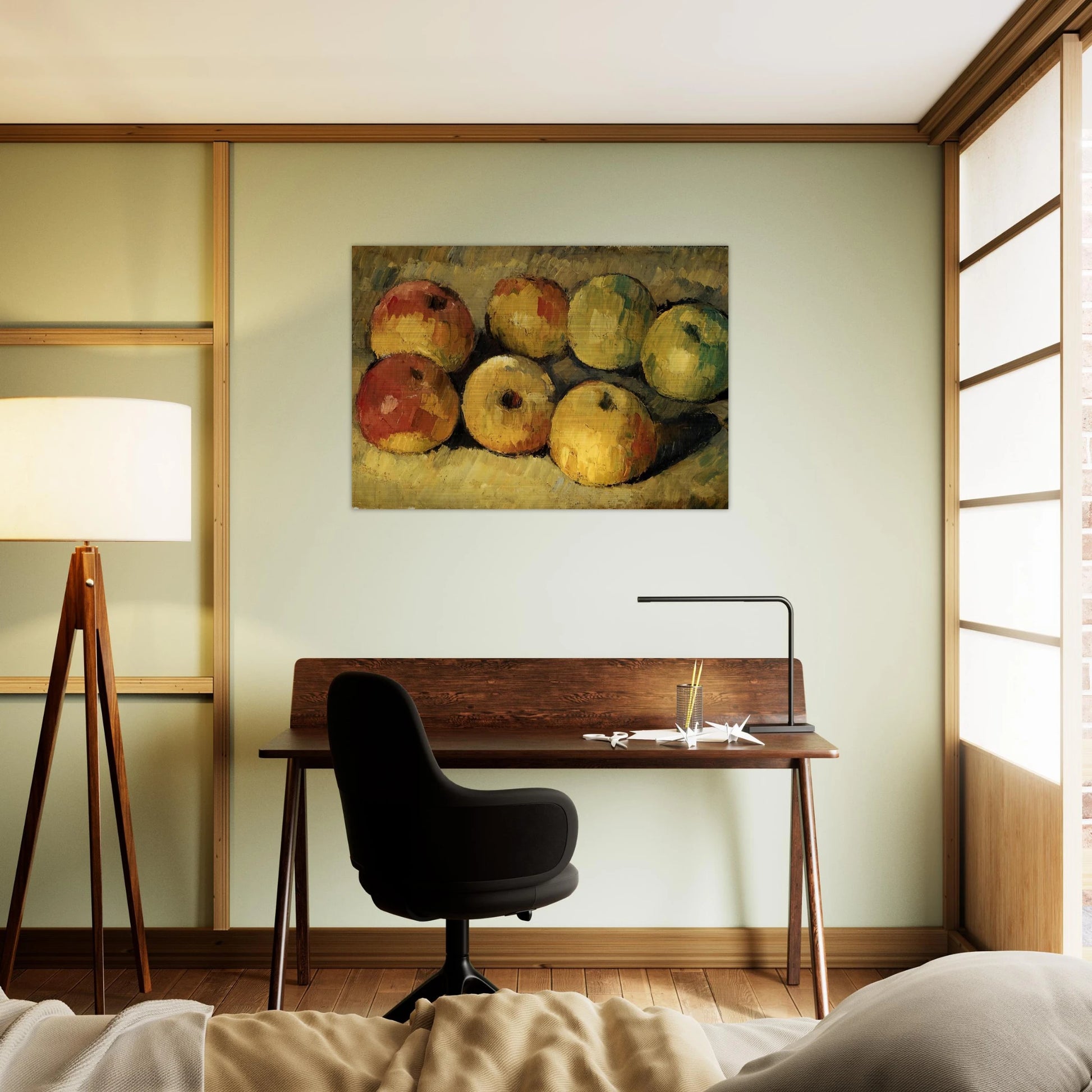 Apples - Paul Cézanne Brushed Aluminum Print - 70x100 cm / 28x40 inches | Paul Cézanne Aluminum Print | Paul Cézanne Prints