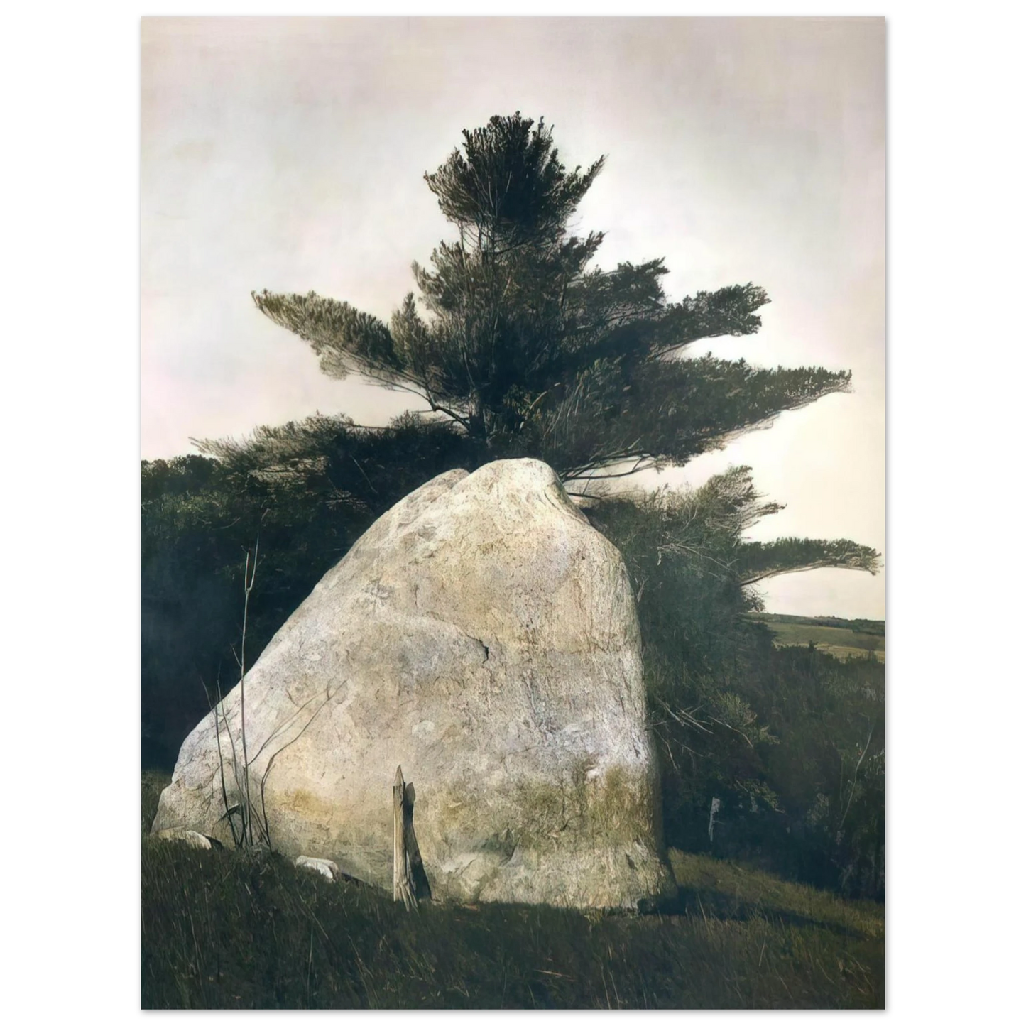Andrew Wyeth - PENNSYLVANIA LANDSCAPE Wall Art - 21x29.7 cm / 8x12" - Fine Art Poster-canvas - -