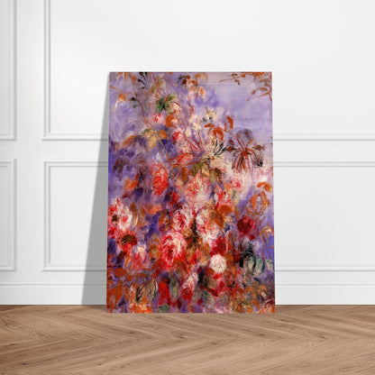 Roses By The Window - Pierre-Auguste Renoir Brushed Aluminum Print - 70x100 cm / 28x40 inches | Pierre-Auguste Renoir Aluminum Print | Pierre-Auguste Renoir Prints
