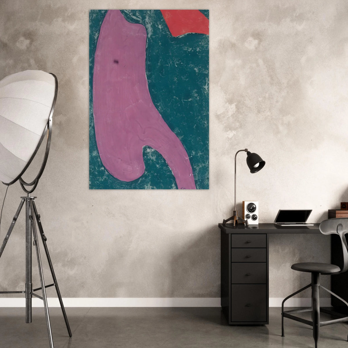 Etude de tissu - 1946 - Serge Poliakoff Art Prints - 100x150 cm / 40x60″ inches | Serge Poliakoff Poster | Serge Poliakoff Prints