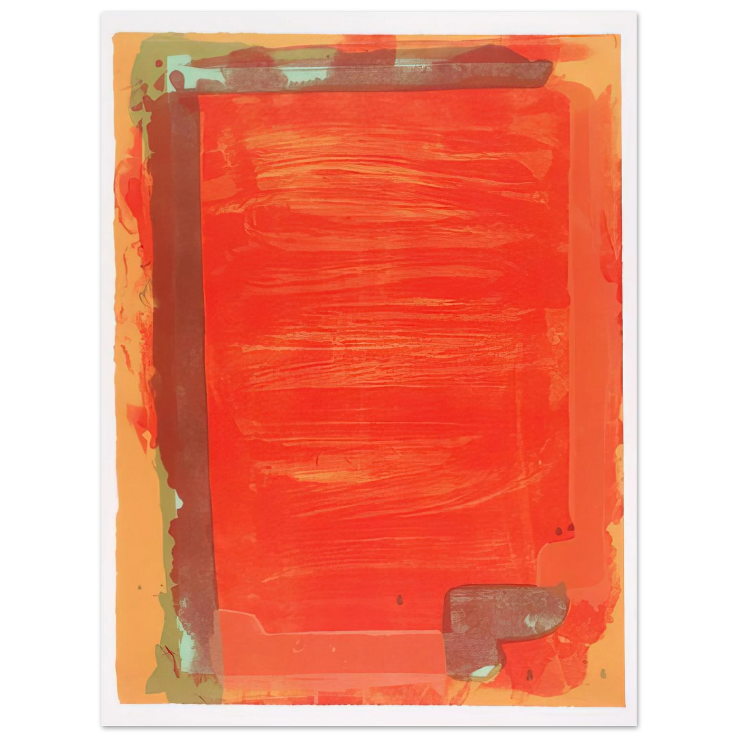 John Hoyland - Untitled III - 1974  75x100 cm / 30x40inches Fine Art Poster