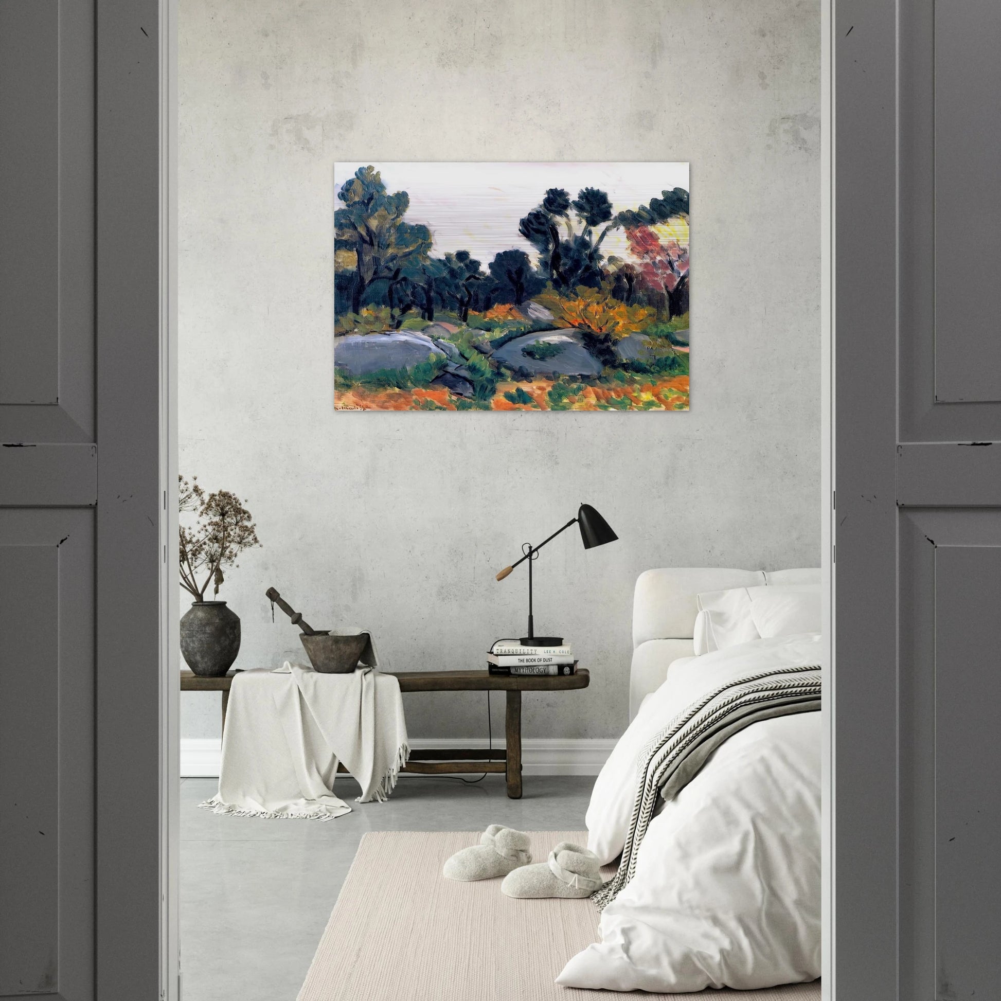 ROCKS IN THE VALLEE DU LOUP 1925 - Henri Matisse Brushed Aluminum Print - 70x100 cm / 28x40 inches | Henri Matisse Aluminum Print | Henri Matisse Prints