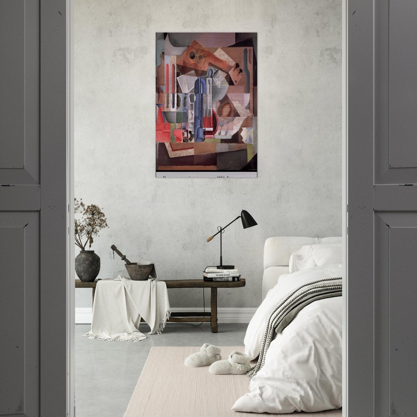 PURISTIC STILL LIFE - Salvador Dali Brushed Aluminum Print - 70x100 cm / 28x40 inches | Salvador Dali Aluminum Print | Salvador Dali Prints