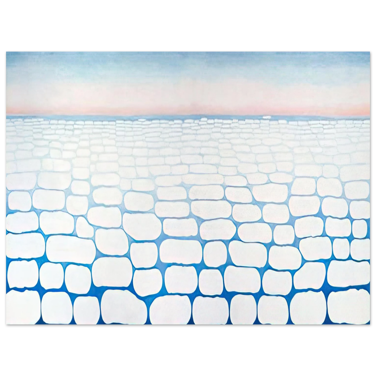 Georgia O'Keeffe - Sky Above Clouds IV Fine Art Poster