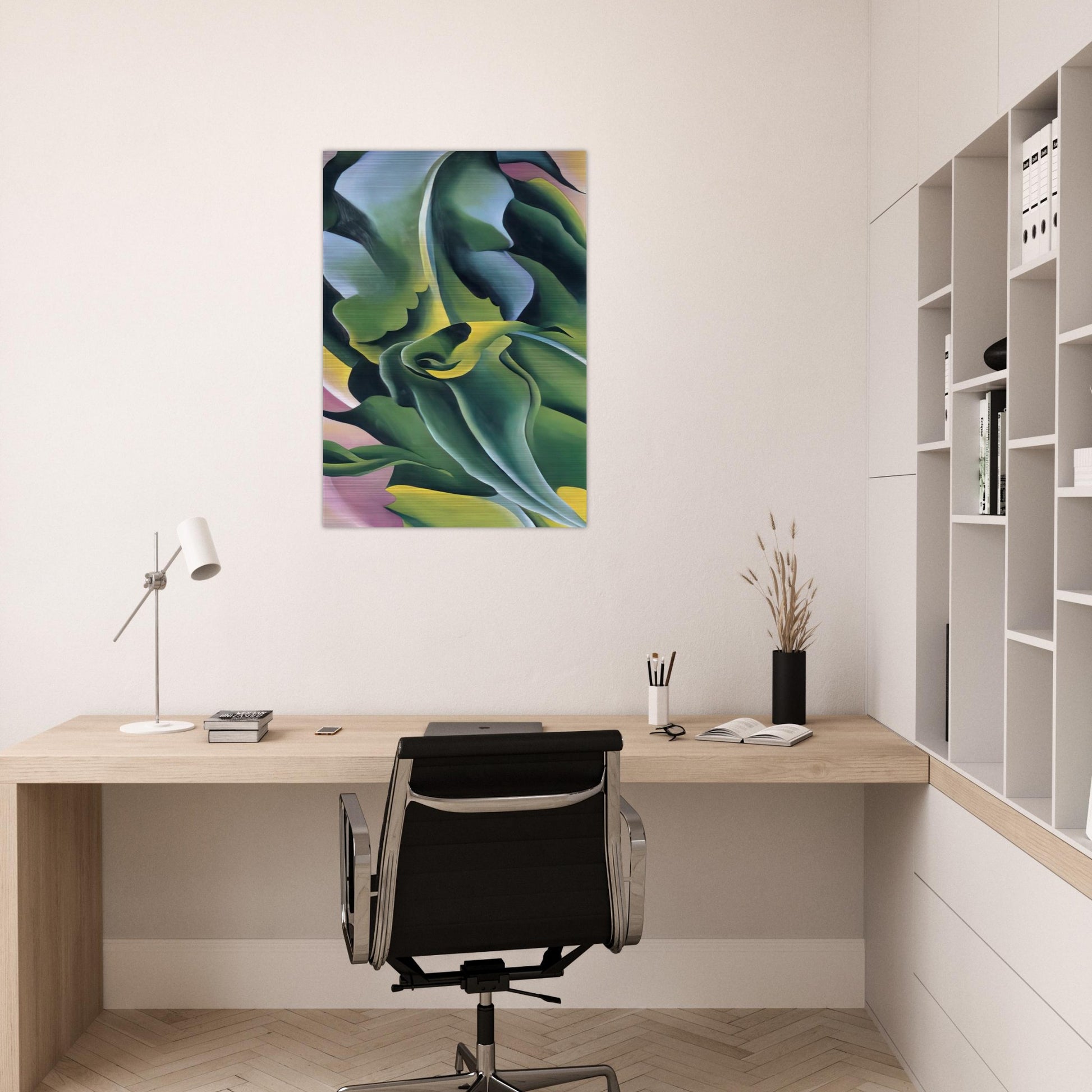 Corn No. 2 - Georgia O'Keeffe Brushed Aluminum Print - 70x100 cm / 28x40 inches | Georgia O'Keeffe Aluminum Print | Georgia O'Keeffe Prints