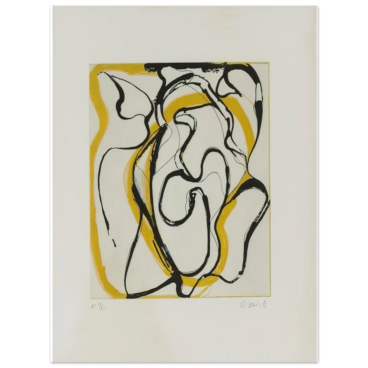 Brice Marden - Untitled - Abstract Expressionism  75x100 cm / 30x40inches Fine Art Poster