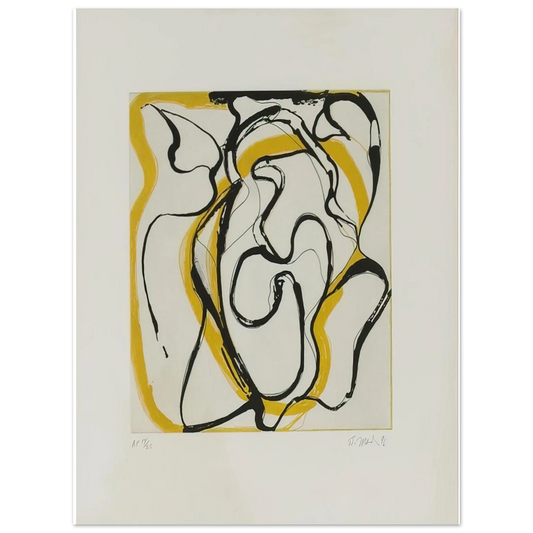 Brice Marden - Untitled - Abstract Expressionism  75x100 cm / 30x40inches Fine Art Poster
