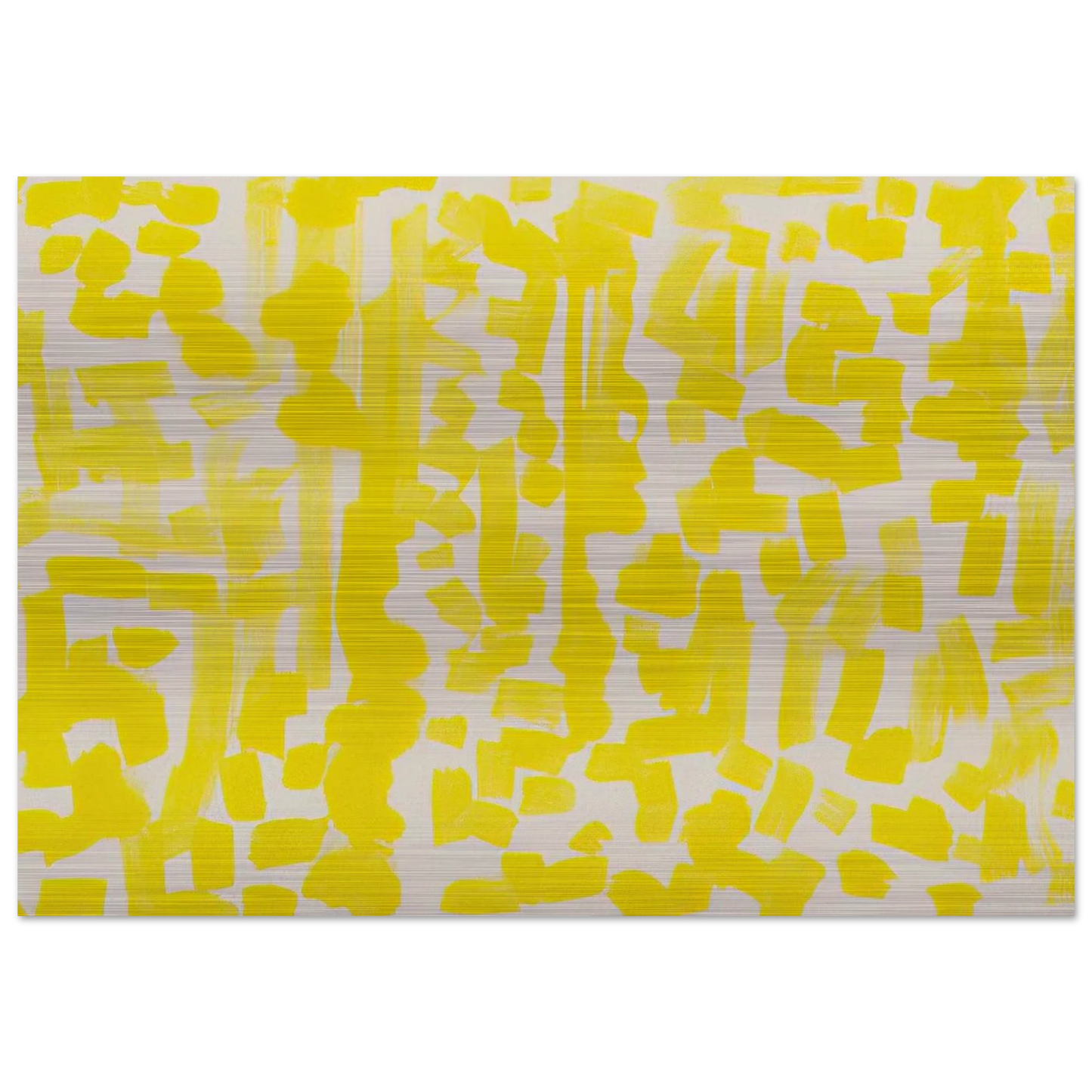 Yellow Painting - 1949 - Ad Reinhardt Brushed Aluminum Print - 70x100 cm / 28x40 inches | Ad Reinhardt Aluminum Print | Ad Reinhardt Prints