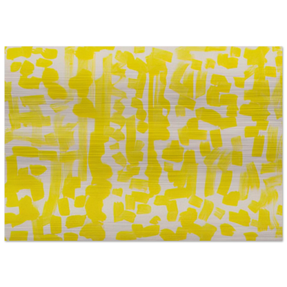 Yellow Painting - 1949 - Ad Reinhardt Brushed Aluminum Print - 70x100 cm / 28x40 inches | Ad Reinhardt Aluminum Print | Ad Reinhardt Prints