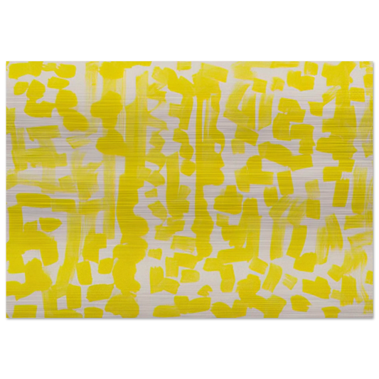 Yellow Painting - 1949 - Ad Reinhardt Brushed Aluminum Print - 70x100 cm / 28x40 inches | Ad Reinhardt Aluminum Print | Ad Reinhardt Prints