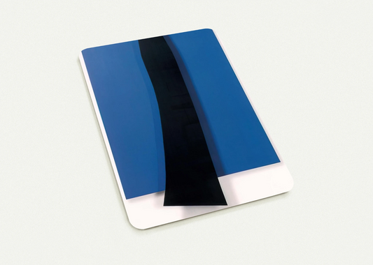 Black over Blue By Ellsworth Kelly Pack of 10 Post Cards | Ellsworth Kelly Post Cards | A6 (10.5 x 14.8 cm) - 4.1 x 5.8 inches