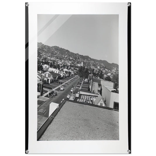 RESIDENTIAL ROOFTOPS SERIES 1 - Edward Ruscha Acrylic Print - 70x100 cm / 28x40″ inches