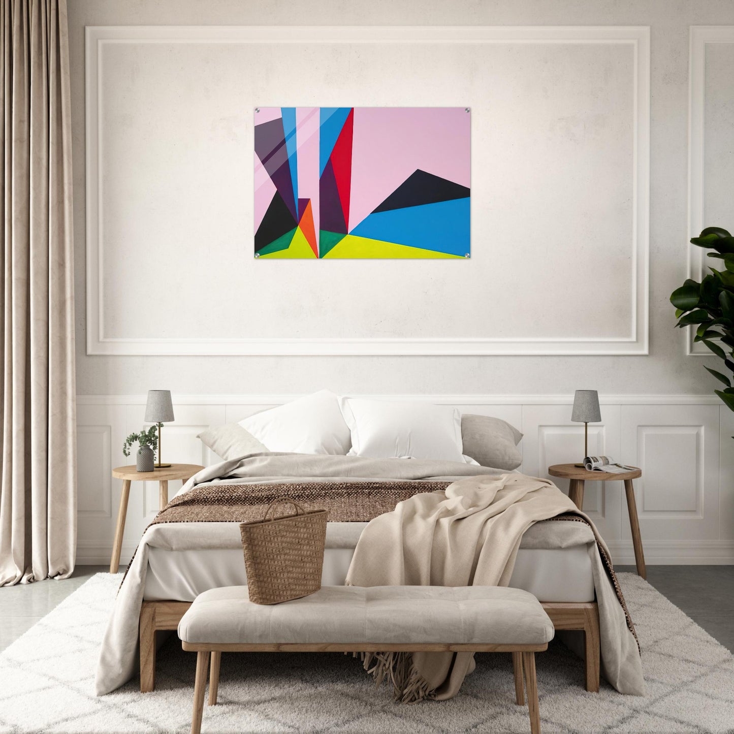 Magical Space Forms - 1948 - Lorser Feitelson Acrylic Print - 70x100 cm / 28x40″ inches