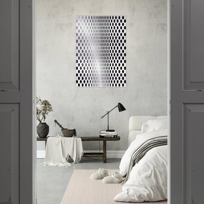 LOSS 1964 - Bridget Riley Brushed Aluminum Print - 70x100 cm / 28x40 inches | Bridget Riley Aluminum Print | Bridget Riley Prints
