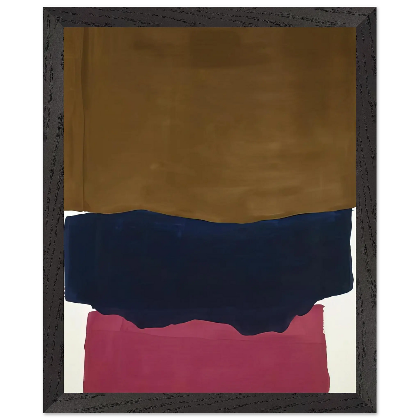 Helen Frankenthaler - Indian Summer - 1967 Wall art - A2 (42 x 59.4  cm) - Premium Wooden Framed Poster With Fine Art Paper - Wood frame