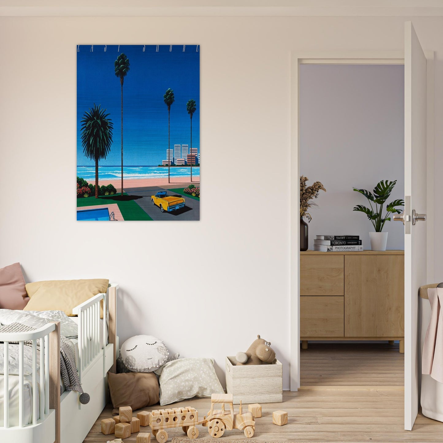 Bronze - East Shore - Hiroshi Nagai Brushed Aluminum Print - 70x100 cm / 28x40 inches | Hiroshi Nagai Aluminum Print | Hiroshi Nagai Prints