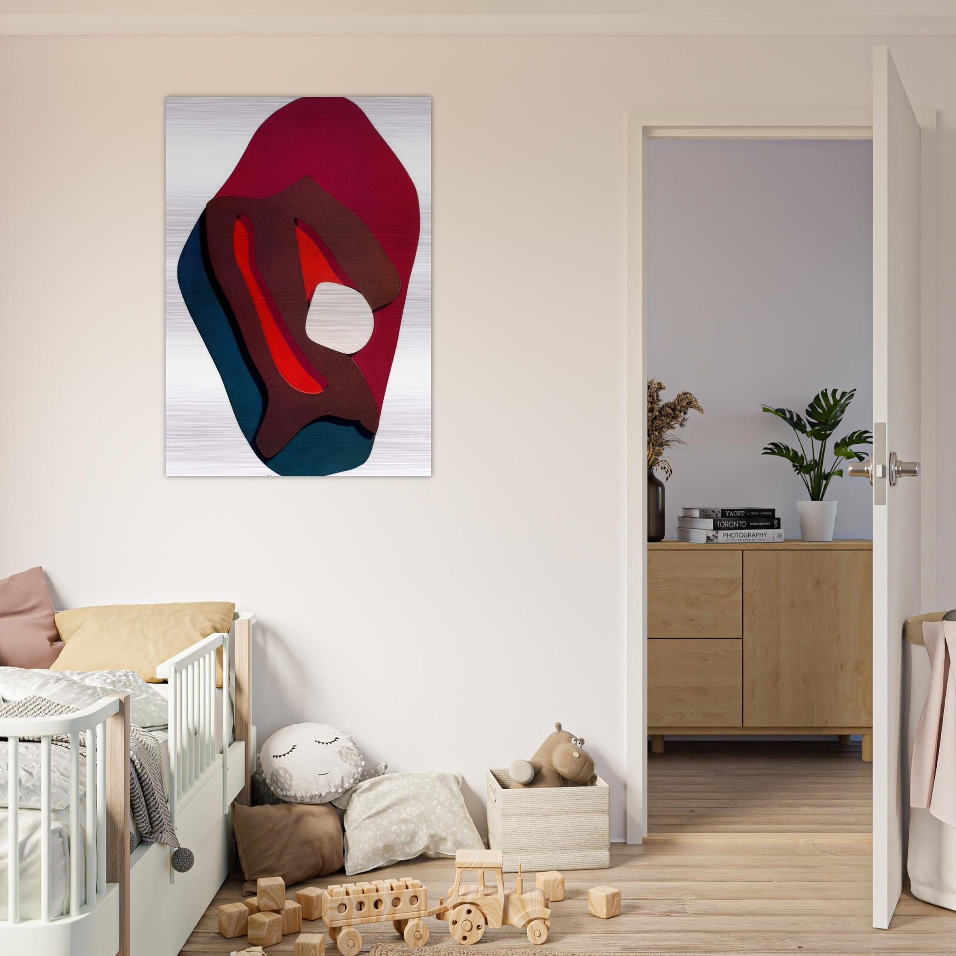 Enak s Tears. Terrestrial Forms - Jean Arp Brushed Aluminum Print - 70x100 cm / 28x40 inches | Jean Arp Aluminum Print | Jean Arp Prints