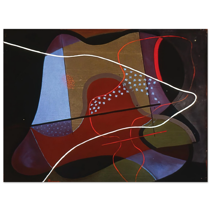 John Ferren - Grazioso - 1933  75x100 cm / 30x40inches Fine Art Poster